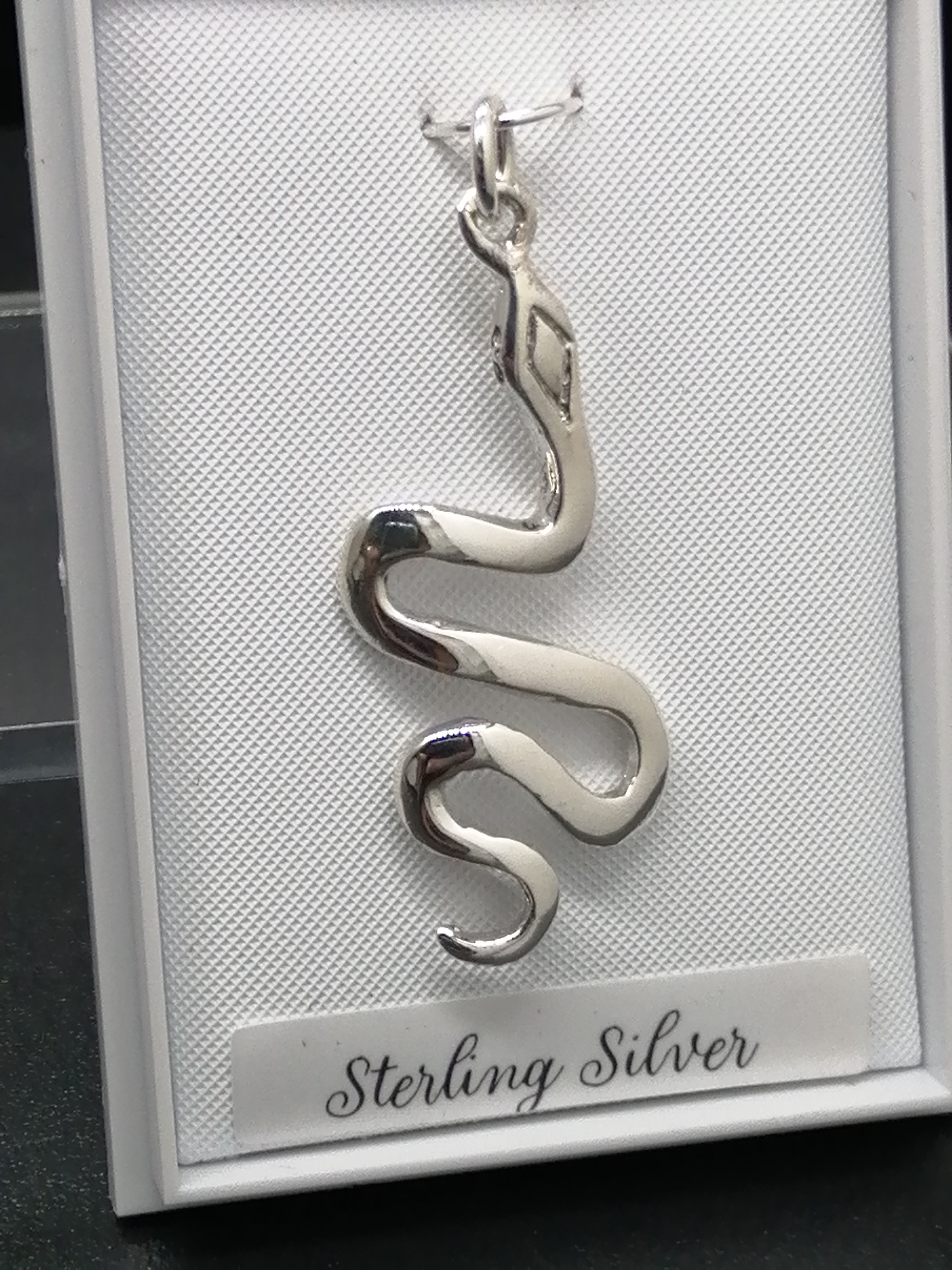 925 Silver Snake Pendant