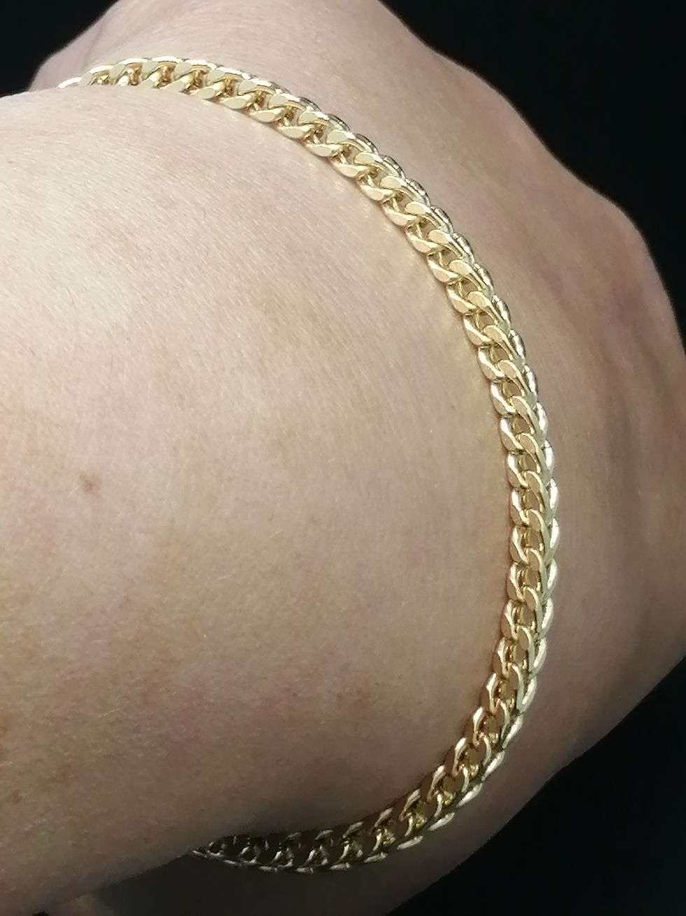 Thumbnail: 9ct Yellow Gold Franco Bracelet