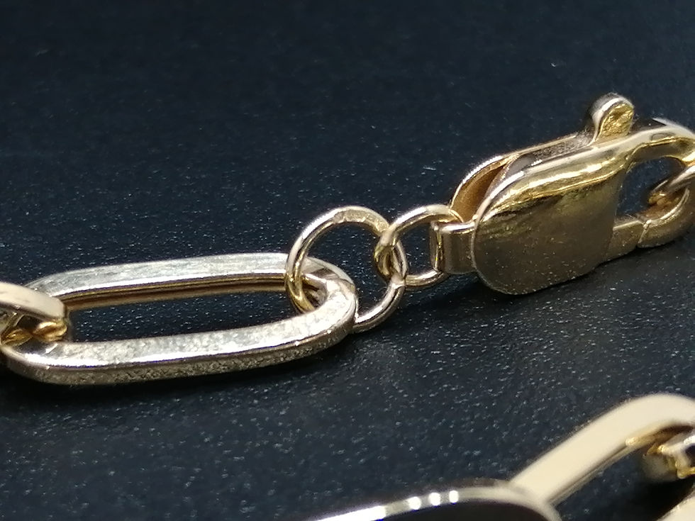 Thumbnail: 9ct Yellow Gold Paperlink Bracelet