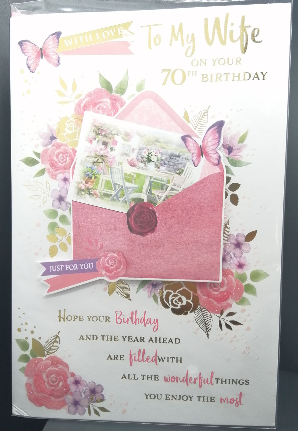 Thumbnail: Wife 70th Birthday Card