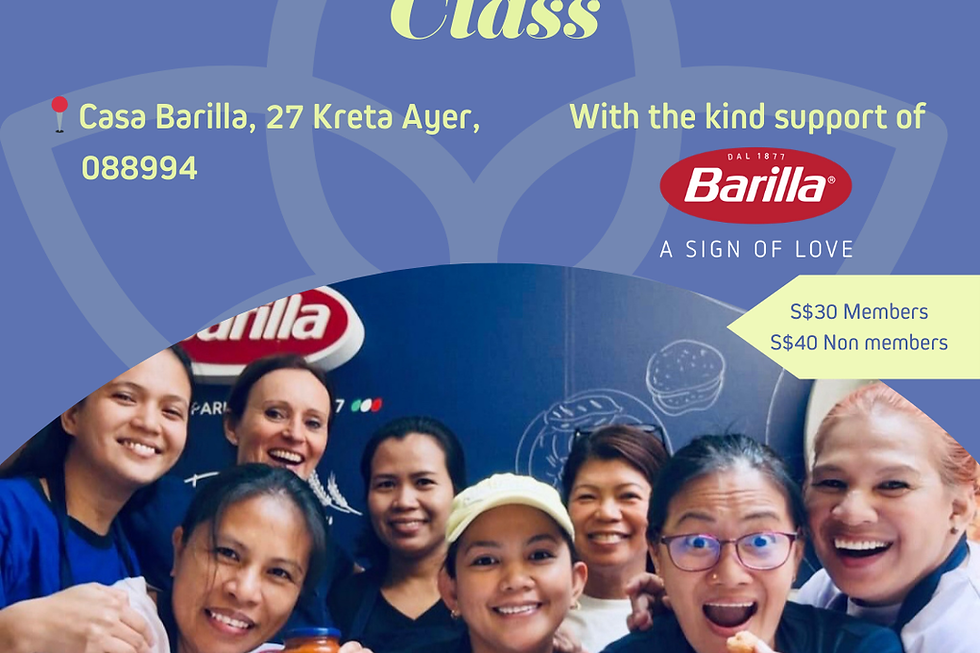 Cooking Class Helper - January 27th
