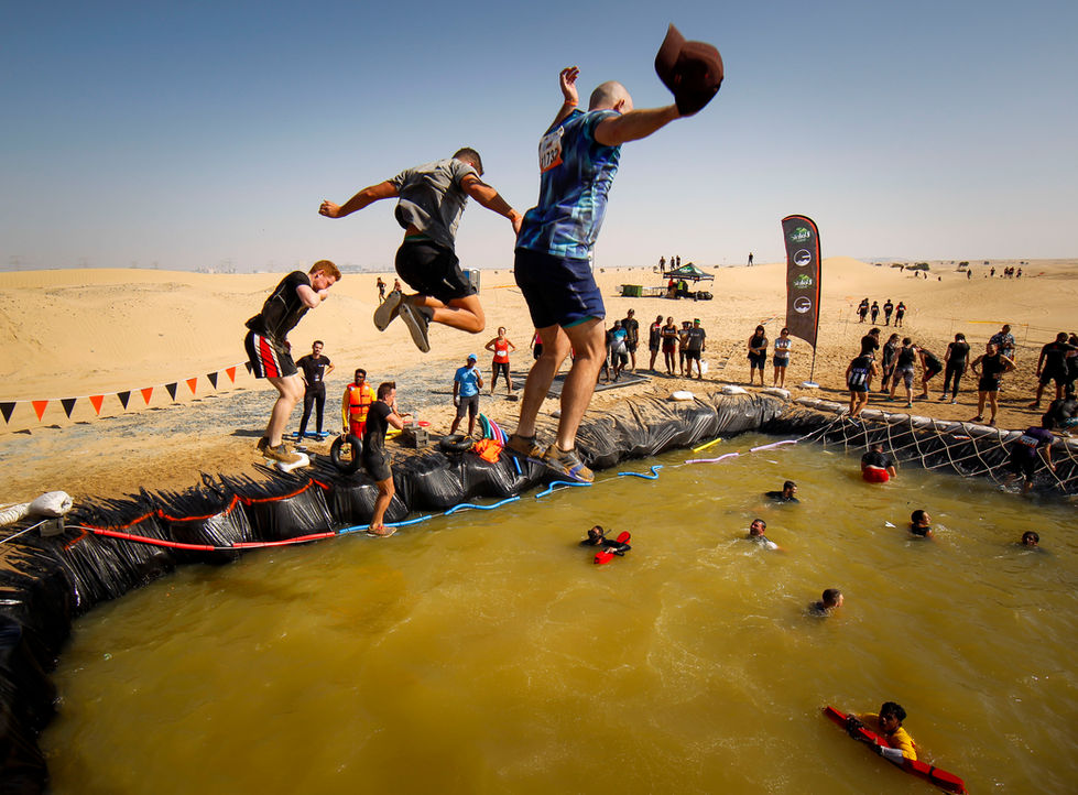 Tough Mudder event in Dubai