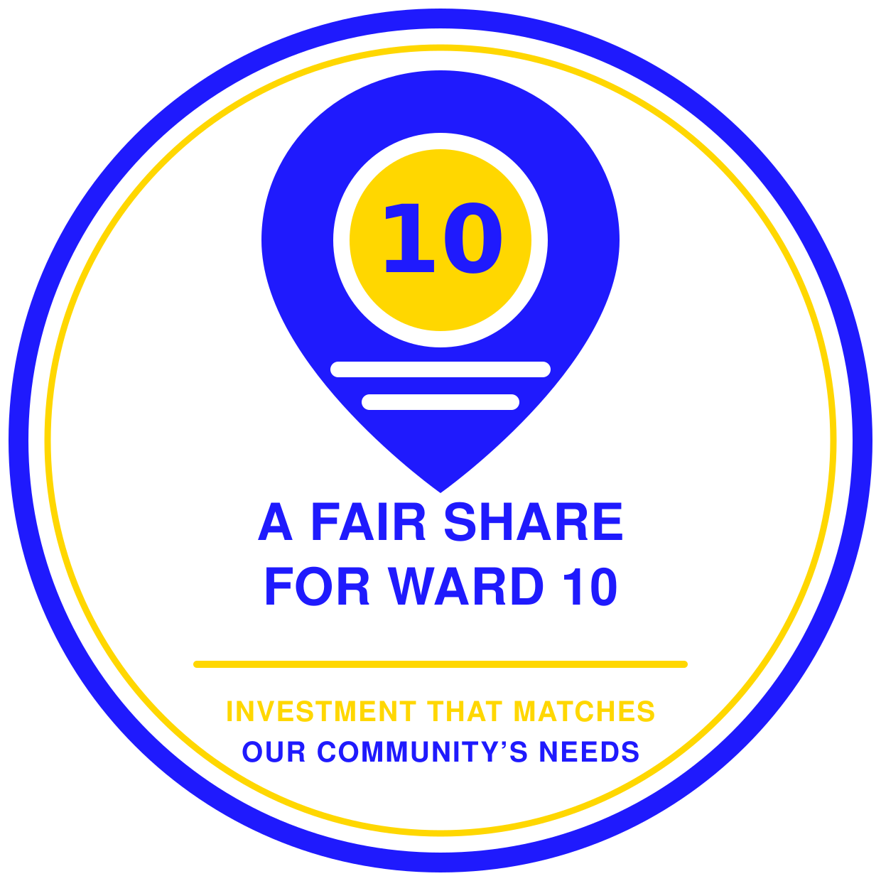 Making sure Ward 10 gets its fair share of City investment