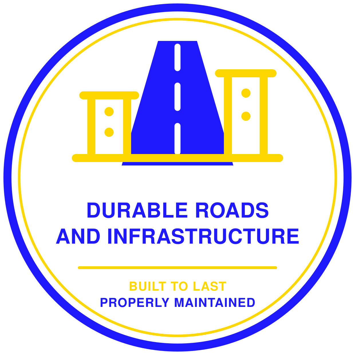 Proper infrastructure and traffic management