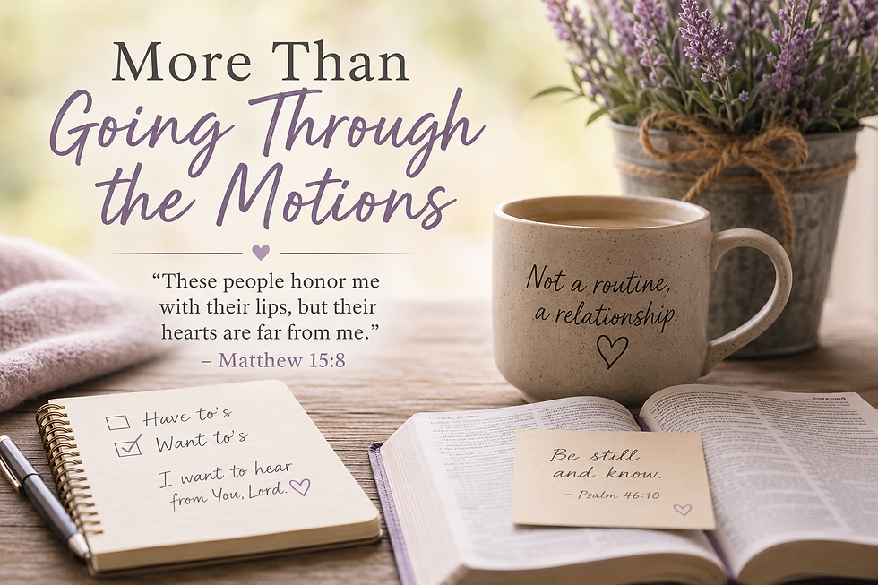 An open bible, a notebook, a cup of coffee and a bible verse