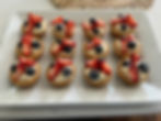 Mini Fruit pizza cups