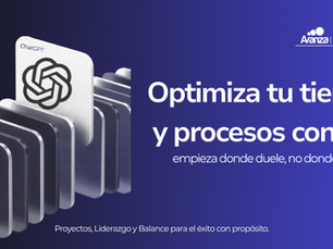 Optimiza tu tiempo y procesos con IA: empieza donde duele, no donde brilla