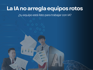 La IA no arregla equipos rotos