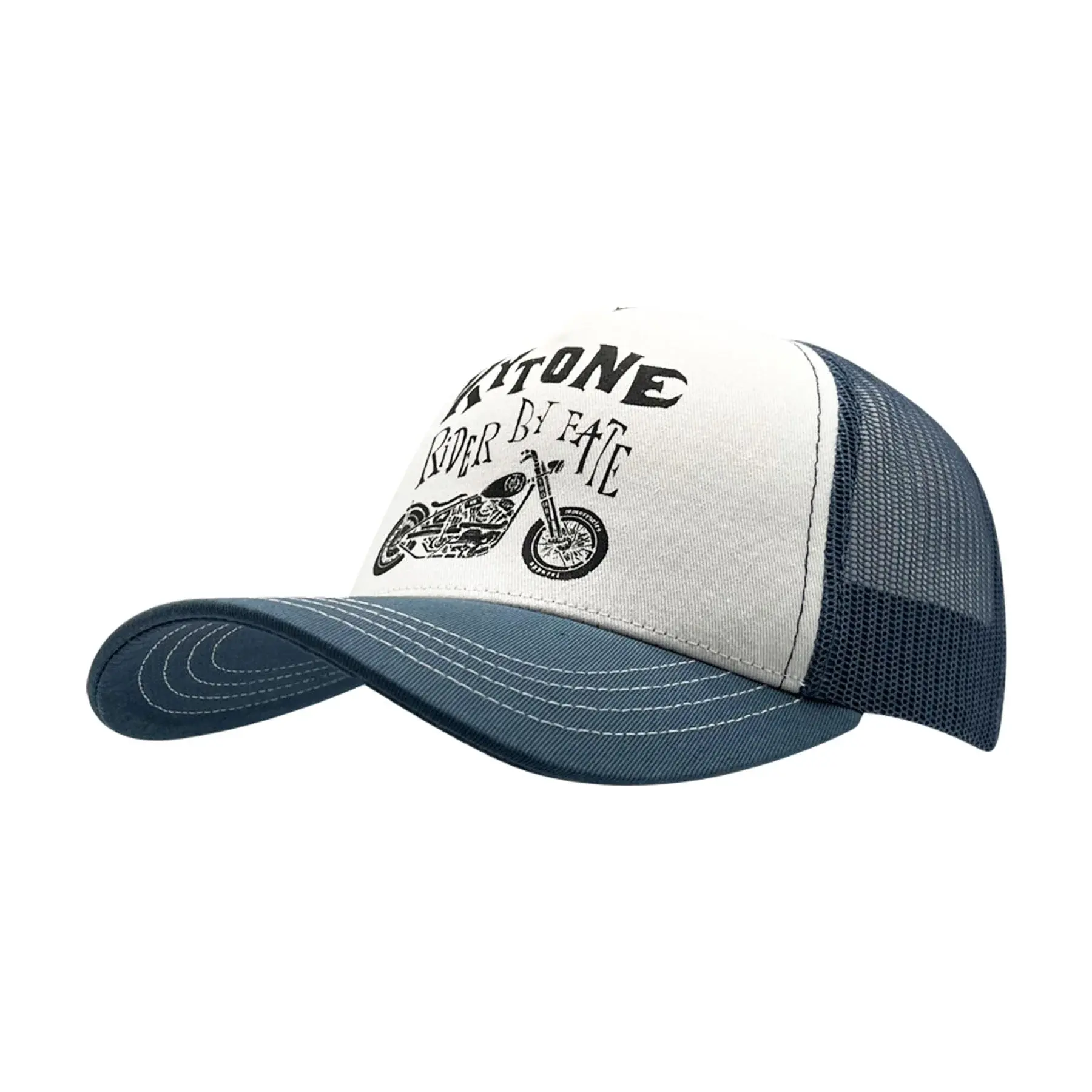Kytone 'Rider by Fate' Black and White Hat