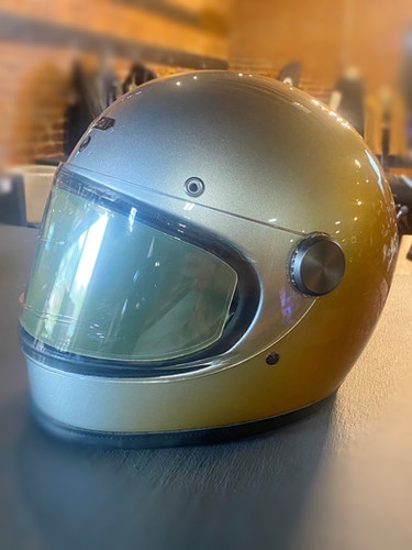 Hedon Heroine Racer 2.0 Helmet - Interstellar Silver/Gold | 73 MoTo