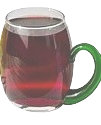 ein Glas Rotwein