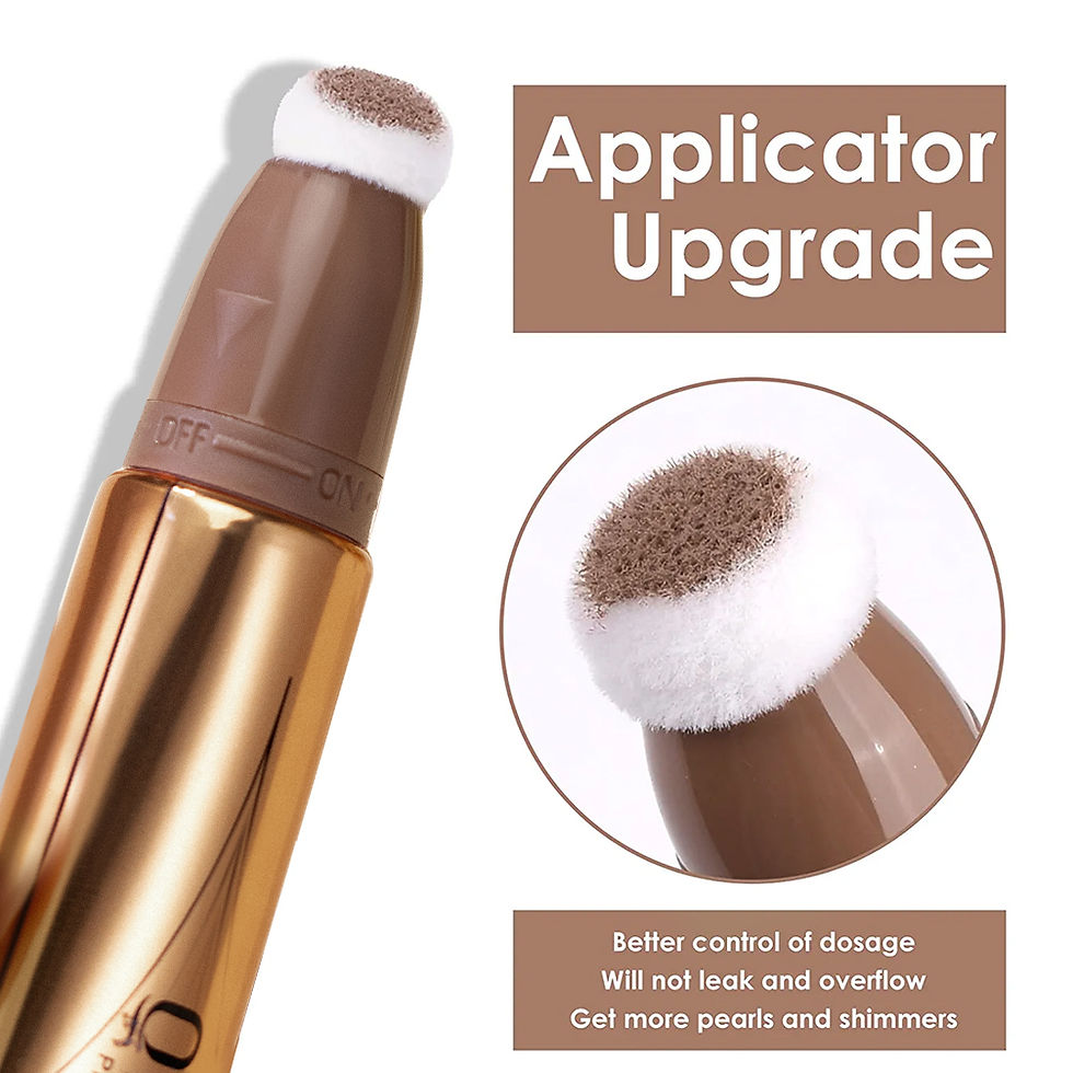 Thumbnail: Cosmetic applicator upgrade for better control, no leaks, and more shimmer