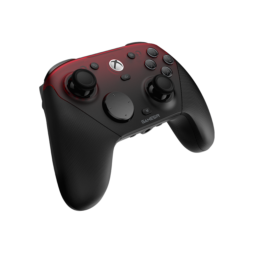 Thumbnail: GameSir black and red Xbox controller
