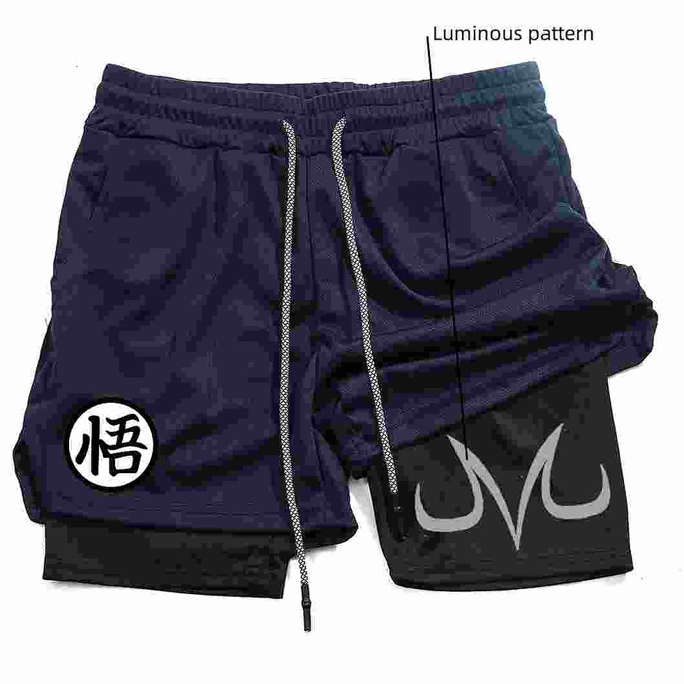 Thumbnail: Men's and women's anime gym pants comic print fitness running fashionable and ca