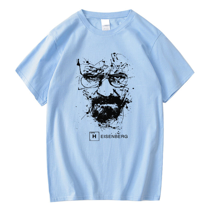 Thumbnail: Men Fashion Casual Top Quality Cotton Blend Breaking Bad T Shirts Men Heisenberg
