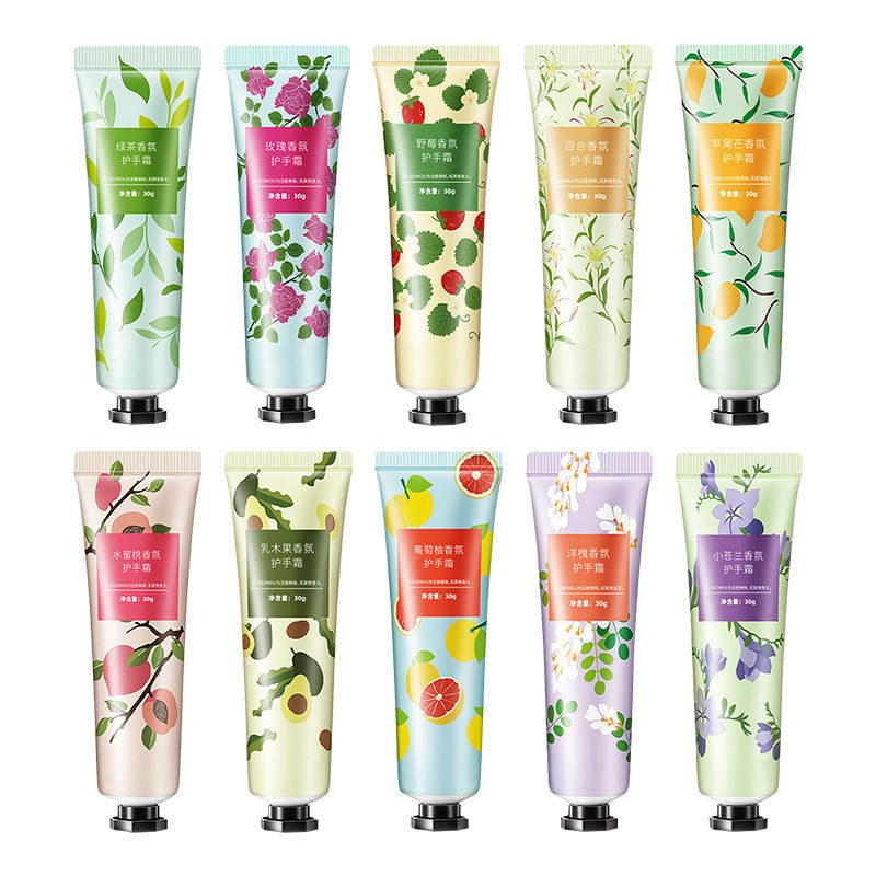 Thumbnail: 10 fruity and flowery hand cream tubes