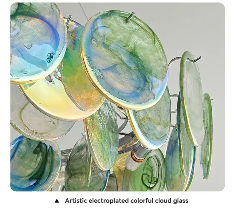 Thumbnail: Artistic electroplated colorful cloud glass