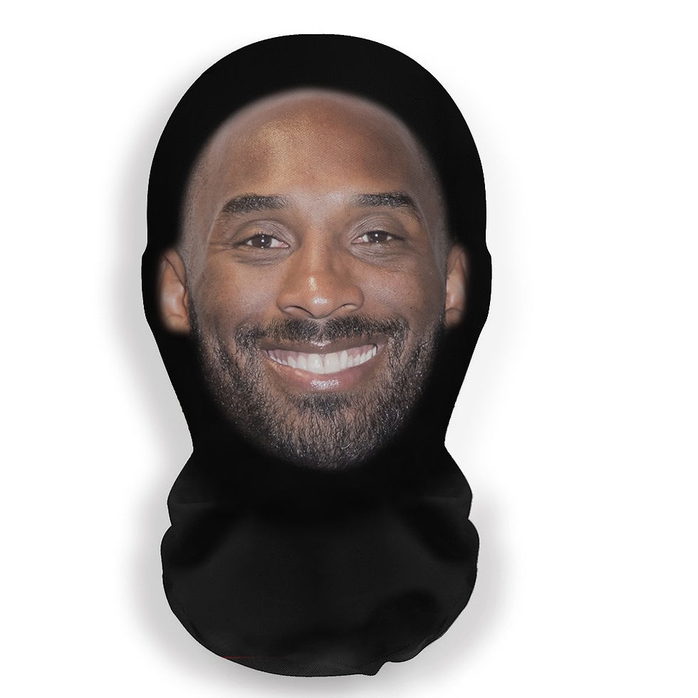 Thumbnail: 3D Funny Pattern Mesh Face Mask Head Cover Party Cosplay Props UV Protection Shi