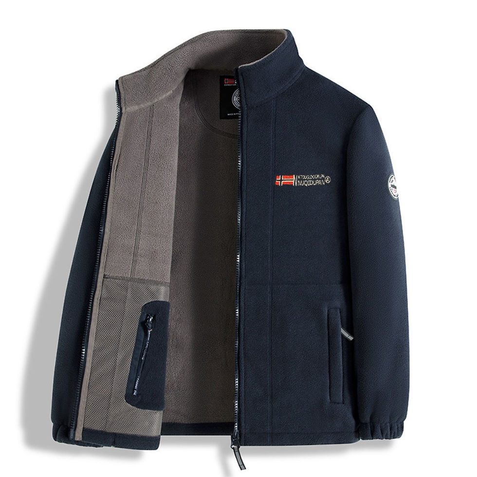 Thumbnail: Men Winter Jacket New Arrival Polar Fleece Outwear Thick Fleece Lined Outdoor Ma