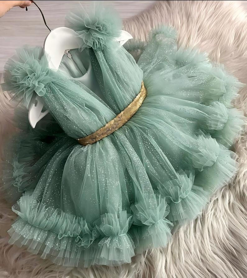 Thumbnail: KLFGDNew style girls luxury dress party elegant girl party dresspageant dresses 