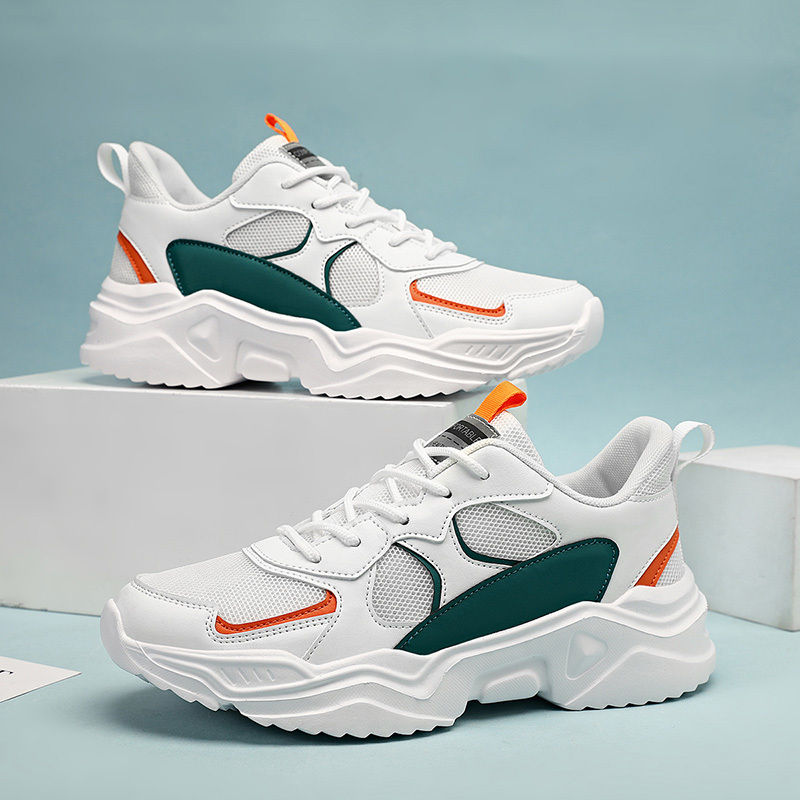 Thumbnail: Men's Fashion Platform Sneakers - Casual Athletic Dad Shoes, Height-Increasing B