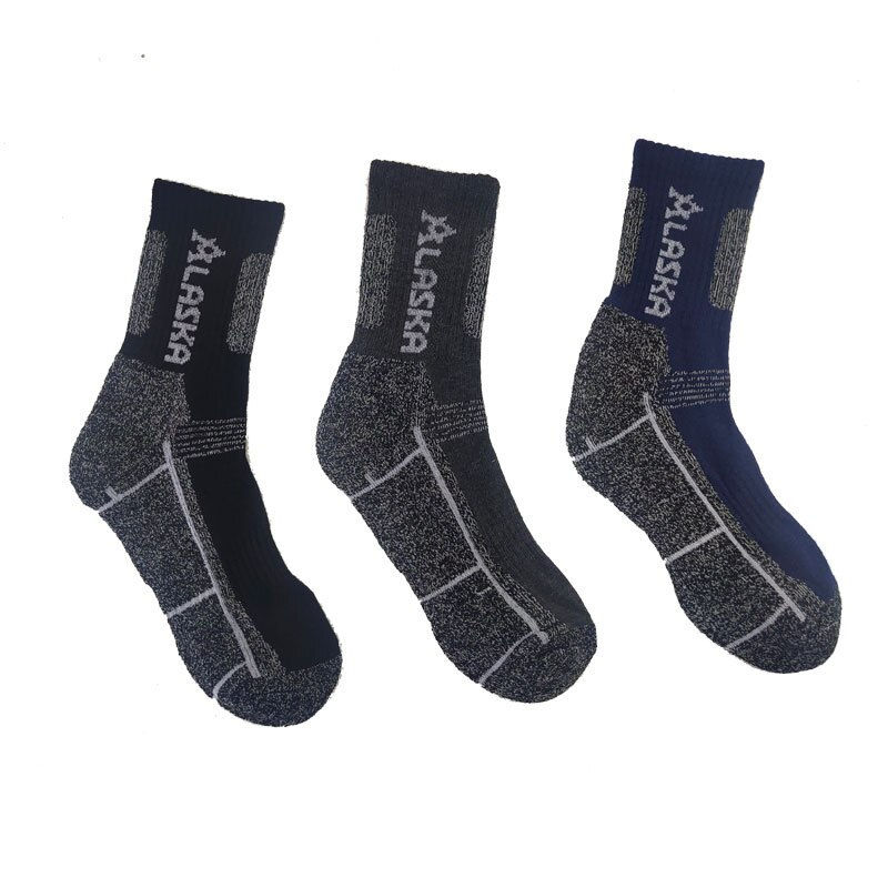 Thumbnail: Three dark ALASKA brand socks