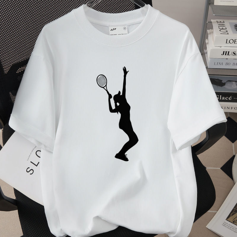 Thumbnail: Funny Tennis Evolution T-Shirts for Women Men, Evolution of The Tennis Player T-