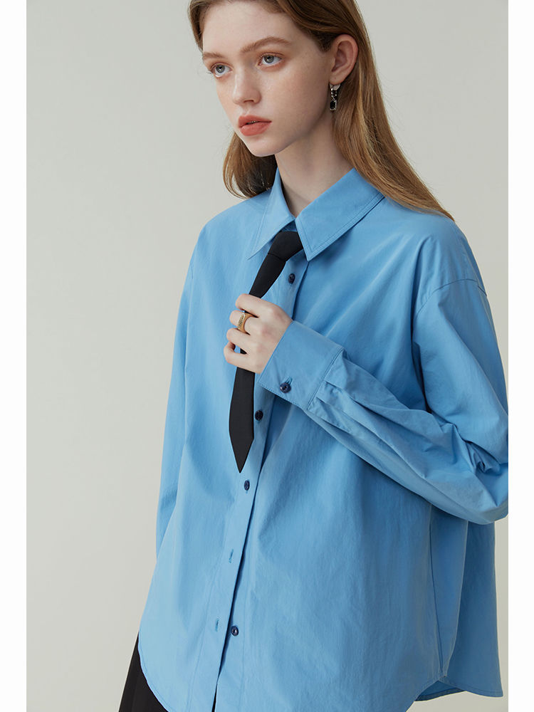 Thumbnail: Person in a light blue shirt and black tie
