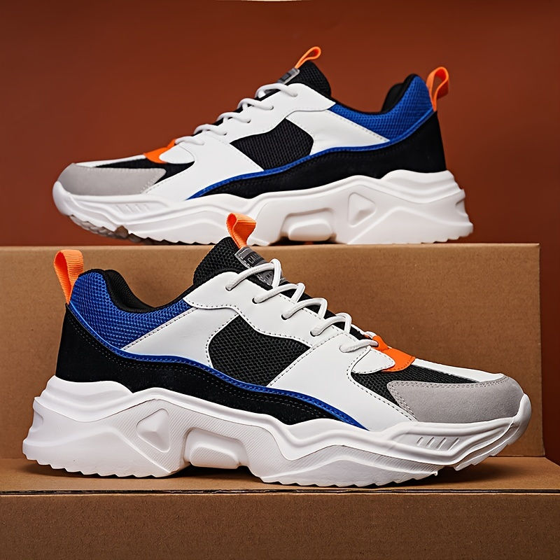 Thumbnail: Men's Fashion Platform Sneakers - Casual Athletic Dad Shoes, Height-Increasing B