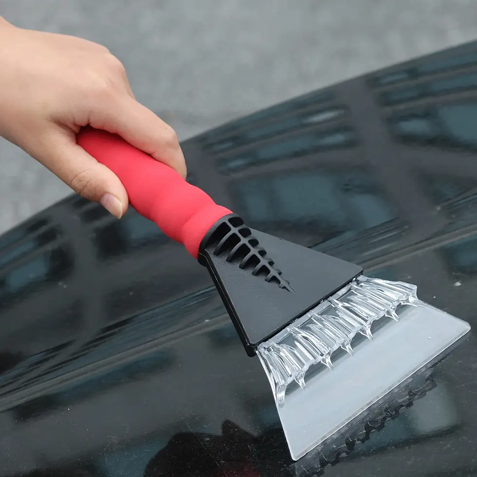 Thumbnail: Car Ice Scraper Windshield Ice Breaker Quick Clean Glass Brushes Snow Remover To