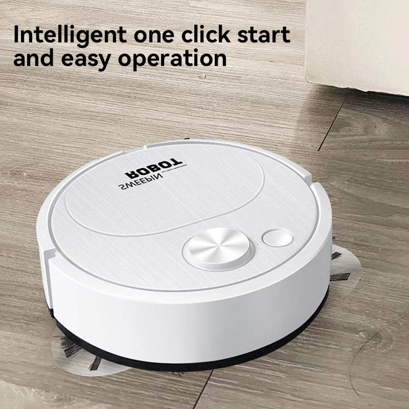 Thumbnail: Automatic Electric Floor Vacuum Cleaner 3-in-1 1500Pa USB Rechargeable Wireless 