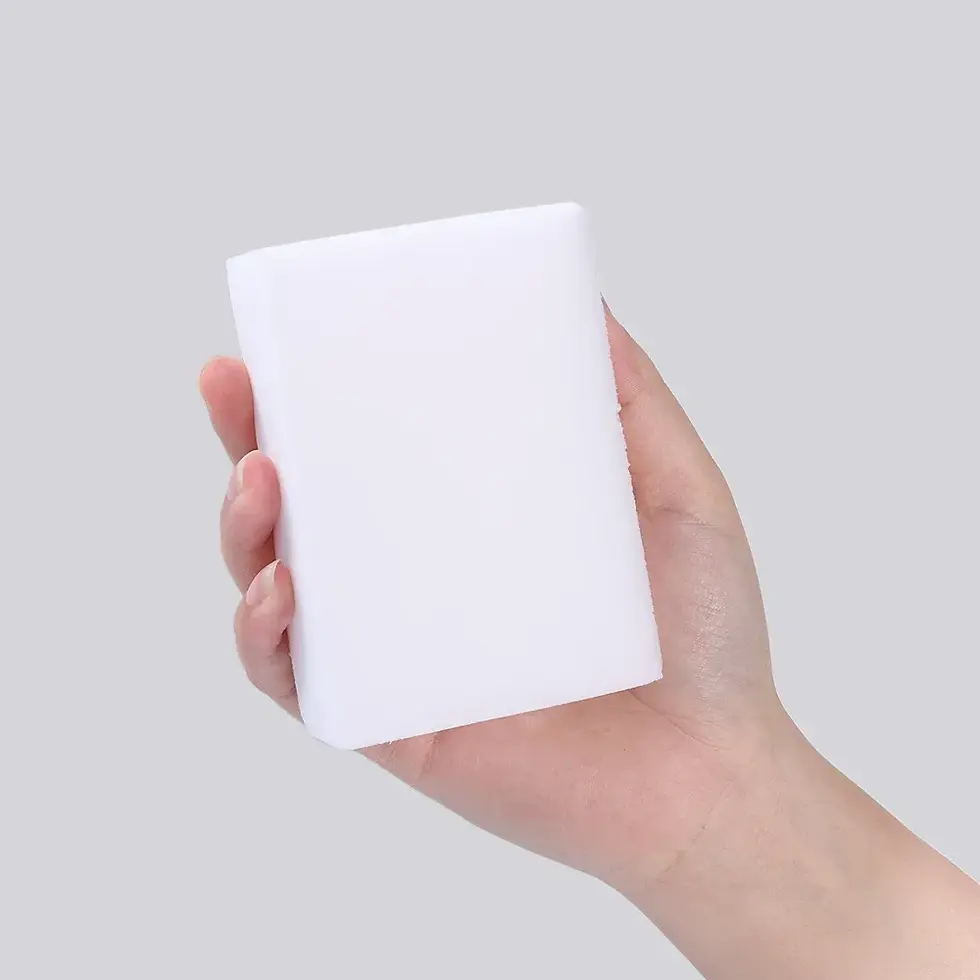 Thumbnail: Hand holding white cleaning sponge