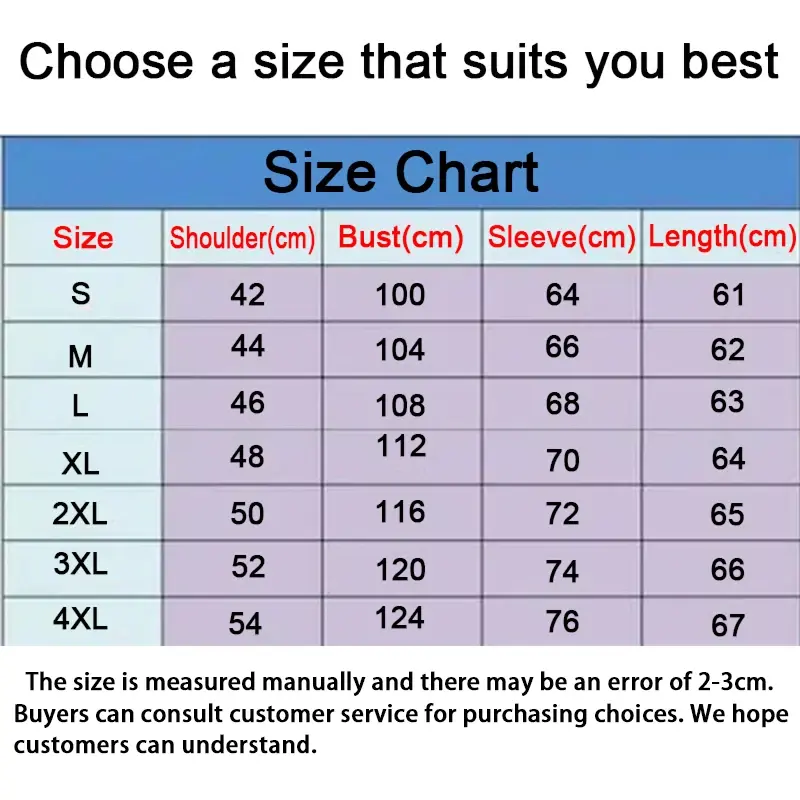 Size chart for Canserbero hoodies with measurements.