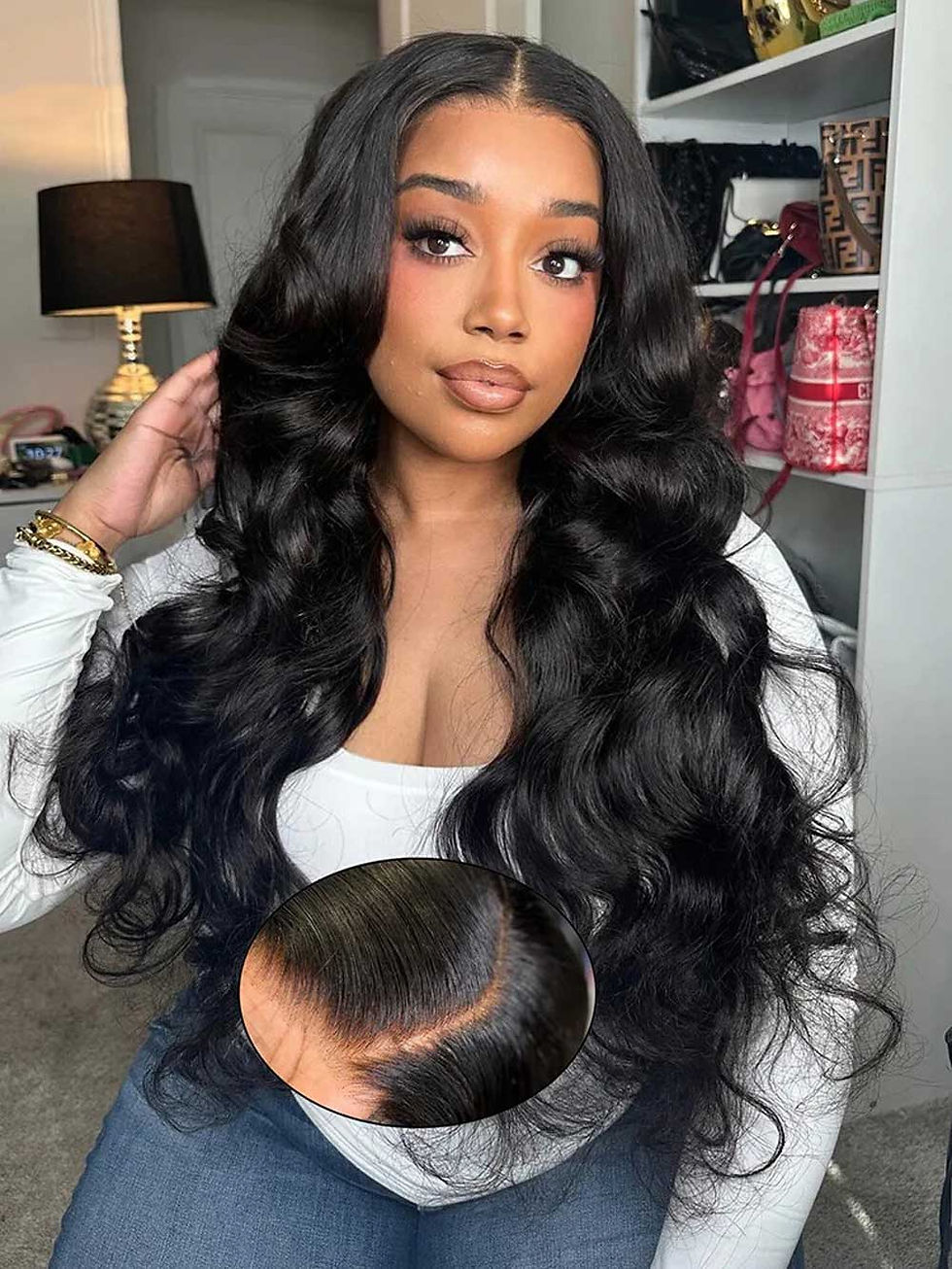 Thumbnail: Woman with long wavy black hair and natural part