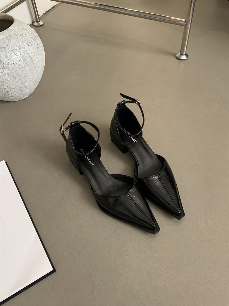 Thumbnail: 2025 Spring Summer Elegant Shoes for Women High Heels Pointed Toe Sandals Fashio