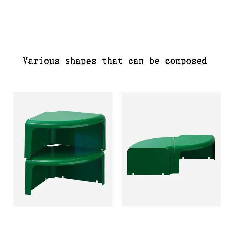Thumbnail: Various shapes that can be composed. Green modular pieces.