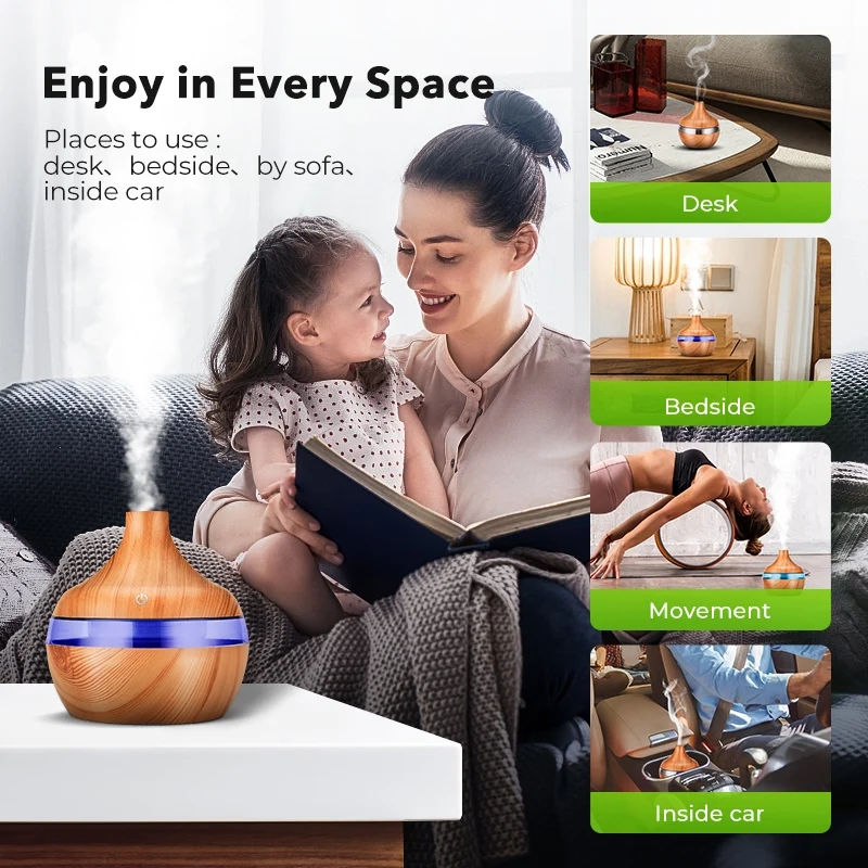Thumbnail: Enjoy in Every Space: diffuser for desk, bedside, sofa, car, movement
