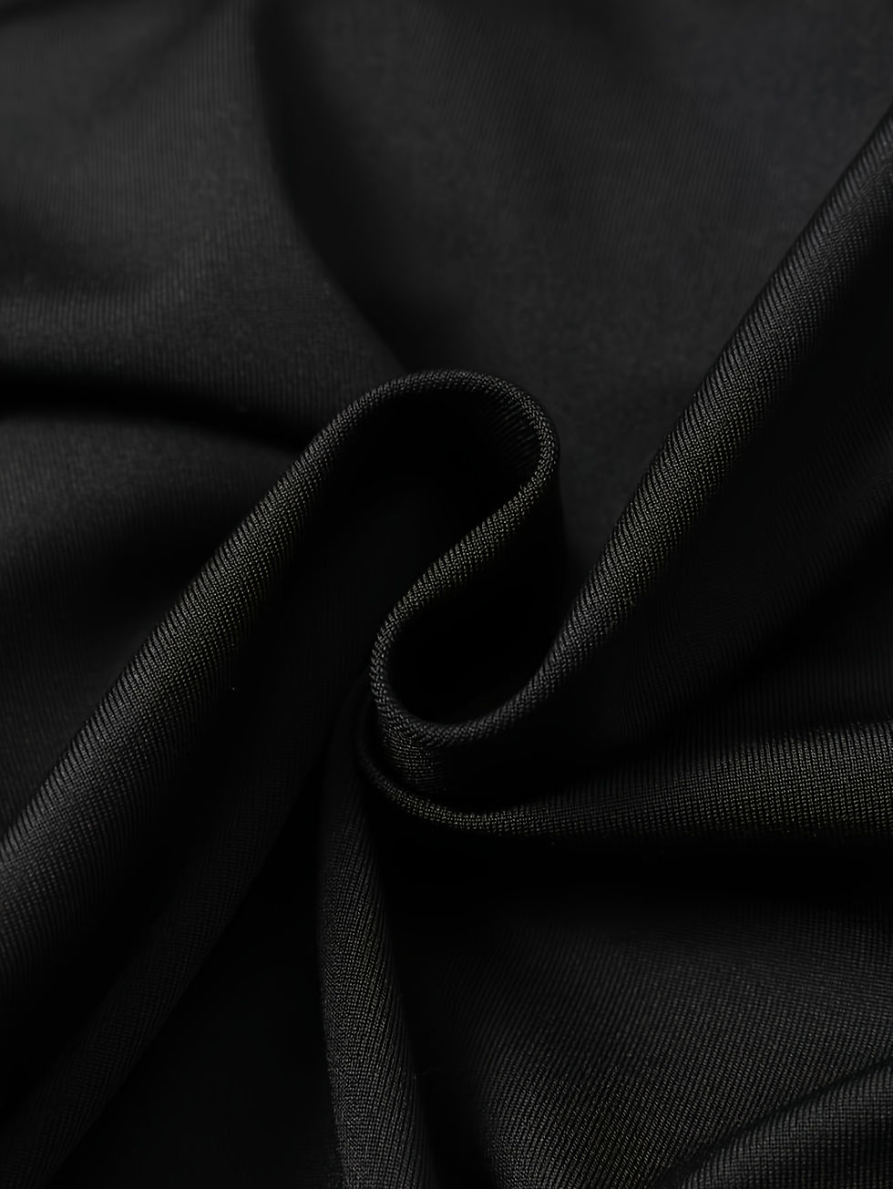 Thumbnail: Y2K Fashion Women'S Minimalist Ruffle Hem Design Black Sexy Bodycon Skirt - New 