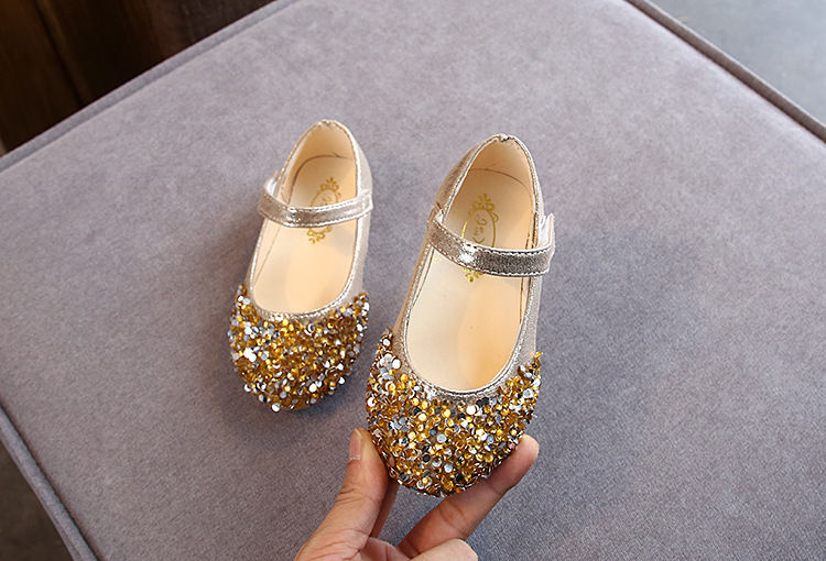Thumbnail: KushyShoo 2021 Spring New Children Shoes Girls Princess Shoes Glitter Children B