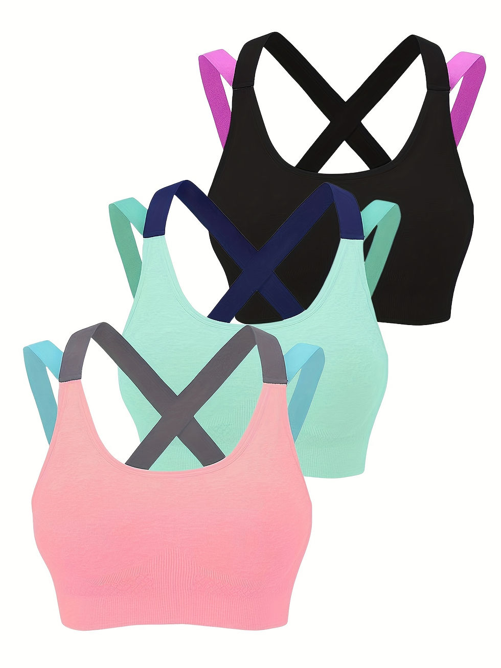 Thumbnail: [Summer Sports Bra] Summer Sports Bra - Beautiful Back No Steel Ring Vest Type S