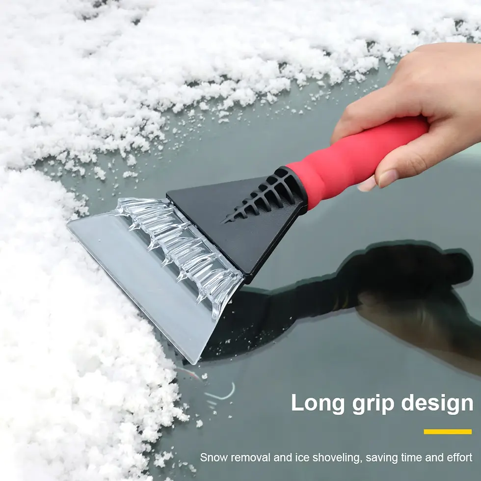 Thumbnail: Car Ice Scraper Windshield Ice Breaker Quick Clean Glass Brushes Snow Remover To