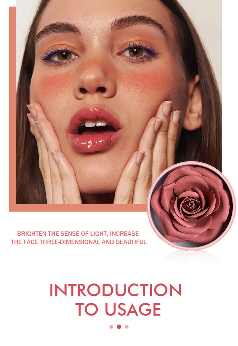 Thumbnail: Woman with glowing skin, rosy cheeks, and glossy lips