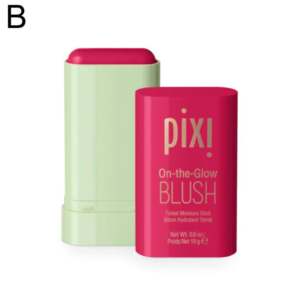 Thumbnail: Pink Pixi On-the-Glow Blush, one closed and one open