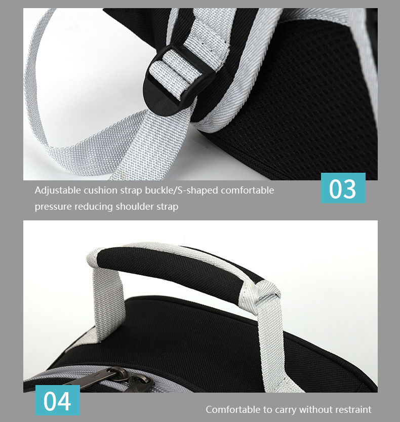 Thumbnail: Pet Cat Carrying Bag Space Pet Backpacks Breathable Portable Transparent Backpac