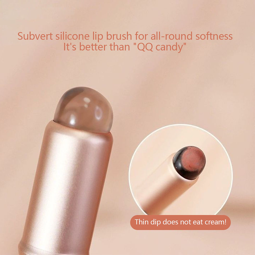 Thumbnail: Mini Silicone Lip Brush Concealer Brushe With Cover Lip Mask Applicators Lip Glo