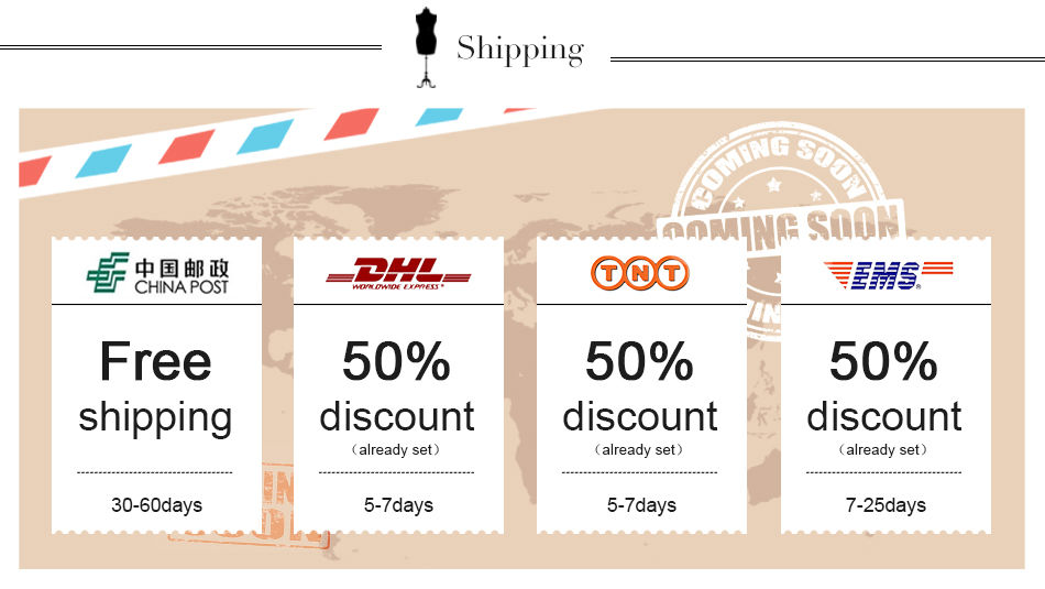 Thumbnail: Shipping discounts: DHL, TNT 50% off, 5-7 days