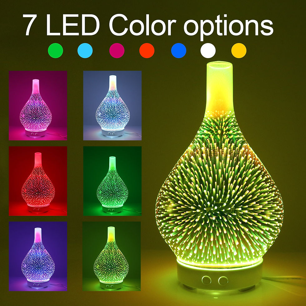 Thumbnail: Ultrasonic diffuser with 7 LED color options