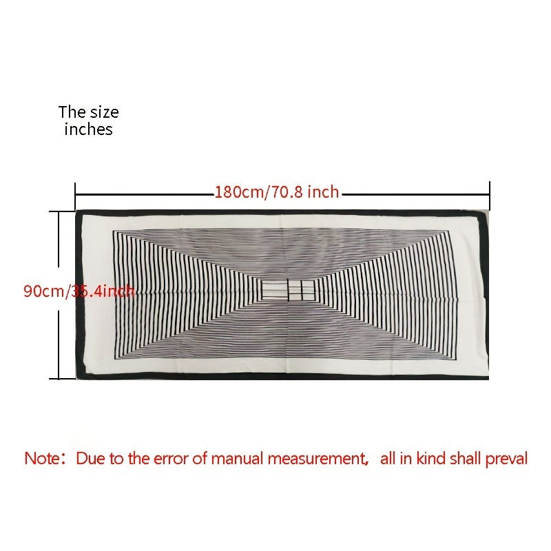 Thumbnail: Imitation Scarf For Women Winter Warm Scarf Shawl Neckerchief Lightweight Shawl 