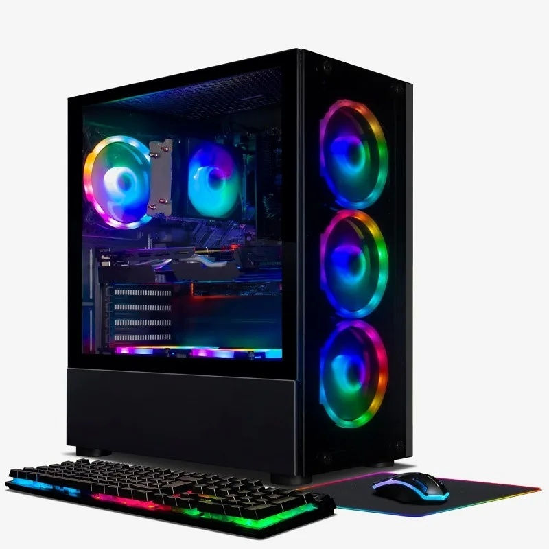 Gaming PC Computer Desktop, GeForce RTX 2060 6G, AMD Ryzen 5 2600 up to 3.9G, 16