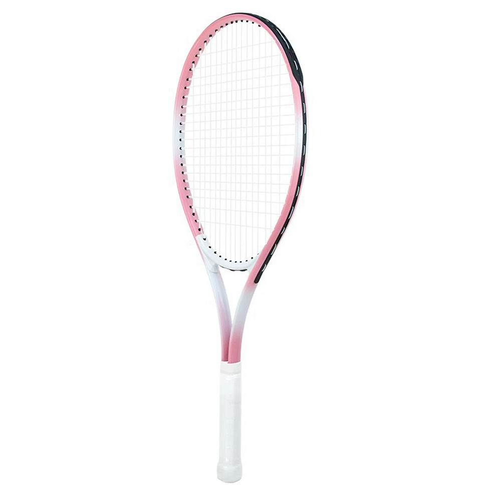 Thumbnail: Tennis Racket with Pre Portable Women Men Tennis Racquet Comfortable Grip